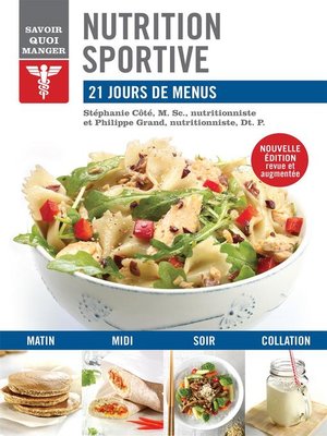 cover image of Nutrition sportive
